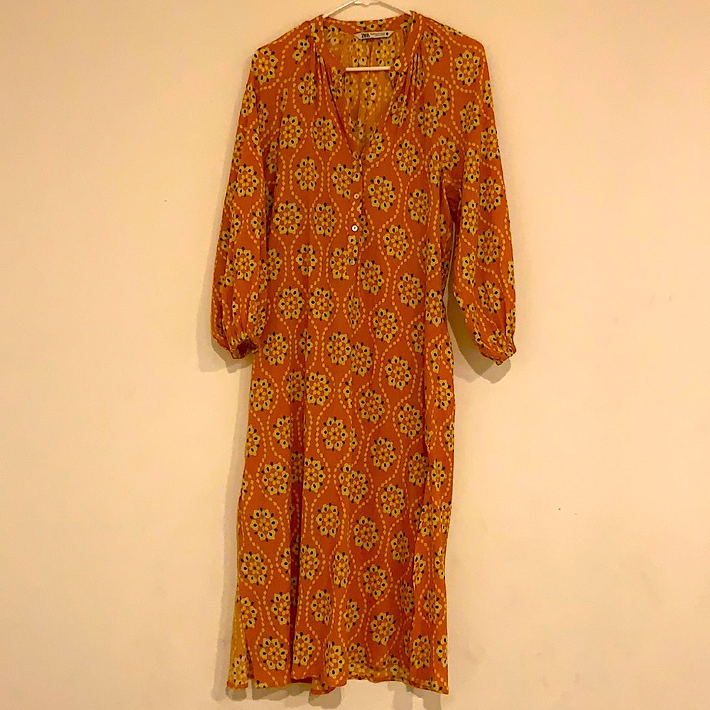Zara Moroccan/Floral Dress